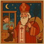 Povestea lui Moş Nicolae. Cine este şi ce ne aduce Moş Nicolae? Povestea lui Mos Nicolae ghetute copil