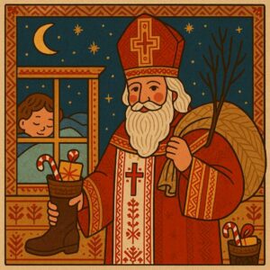 Povestea lui Mos Nicolae ghetute copil