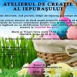 Coșuleț de Paște cu ouă pictate și flori, decor pentru sărbători și activități creative pentru copii.