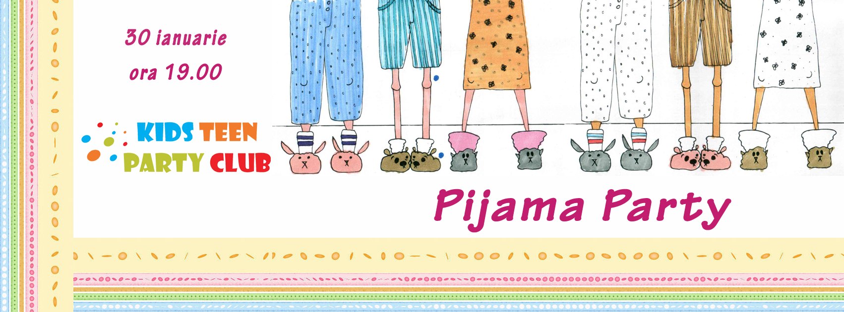 development of Artist Monday Pijama Party - Petrecere in pijamale, distractie si surprize