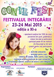 Festivalul Integrarii CONILFEST 2015 spectacole ateliere copii