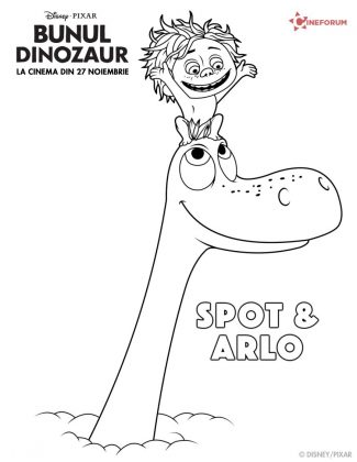 Planse Bunul dinozaur Spot & Arlo