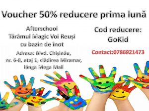 Reducere 50 % la afterschool Tărâmul Magic Voi reuși!