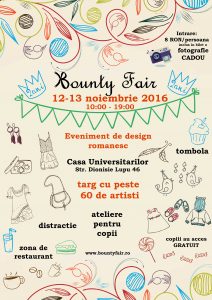 Bounty Fair #20 cu Artişti Creativi şi Ateliere de Creație pentru Copii