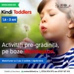 Activități pre-grădiniță, pe baze Montessori Kindi Toddlers