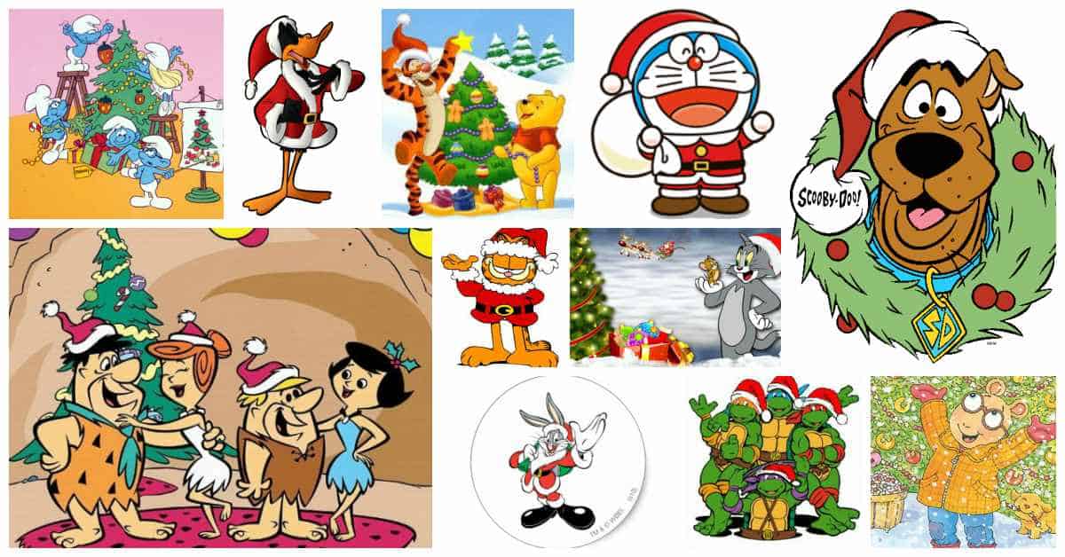 12 Desene De Crăciun In Engleză Cu Personaje Clasice Gokid