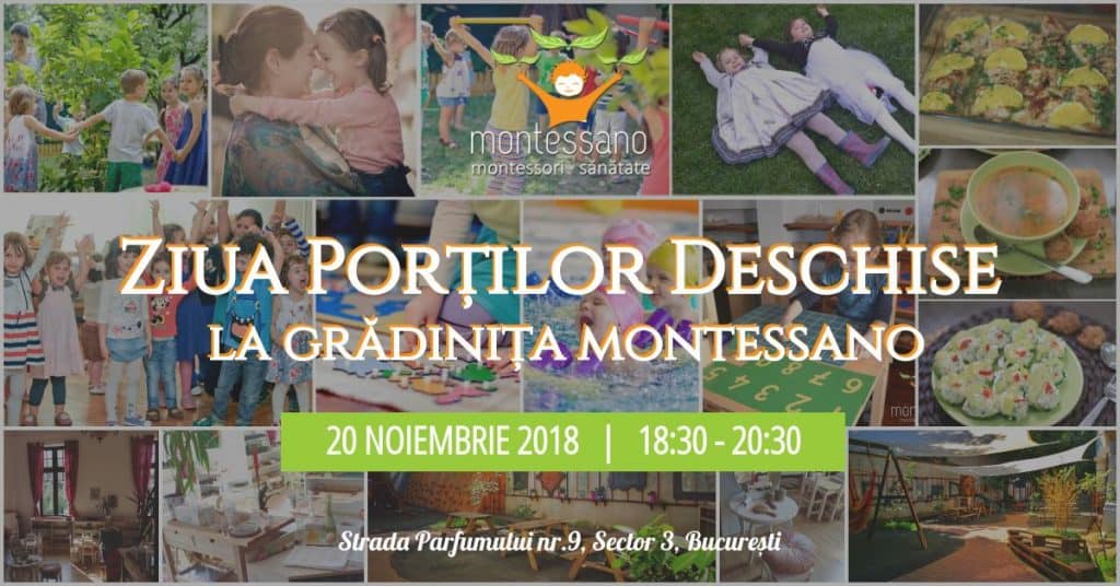Ziua Portilor Deschise la Gradinita Montessano 20 Noiembrie 2018 gokid fb