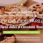 Atelier gustari dulci turta dulce ciocolata raw montessano