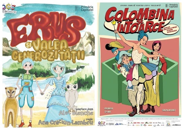 Program Spectacole la Opera Comica pentru Copii 2019 erus colombina