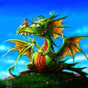 Povestea Dragonului Singuratic. Poveste Terapeutica de Alina Sirbu