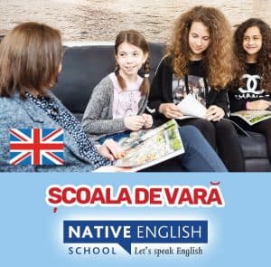 Scoala de Vara cu profesor nativ britanic! Native English School afis
