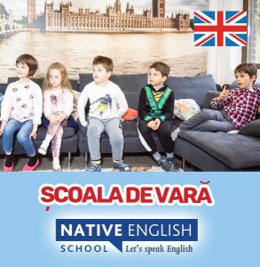 Scoala de Vara cu profesor nativ britanic! Native English School afis copii
