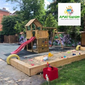 Amai Garden - Gradina cu Loc de Joaca Petreceri in Inima Bucurestiului playground outdoor gokid