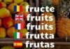Fructe cu Poze Lista Alfabetic Engleza Franceza Italiana Spaniola Germana gokid