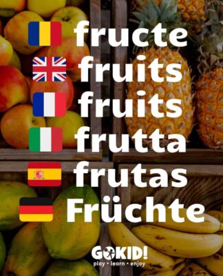 Fructe cu Poze Lista Alfabetic Engleza Franceza Italiana Spaniola Germana gokid