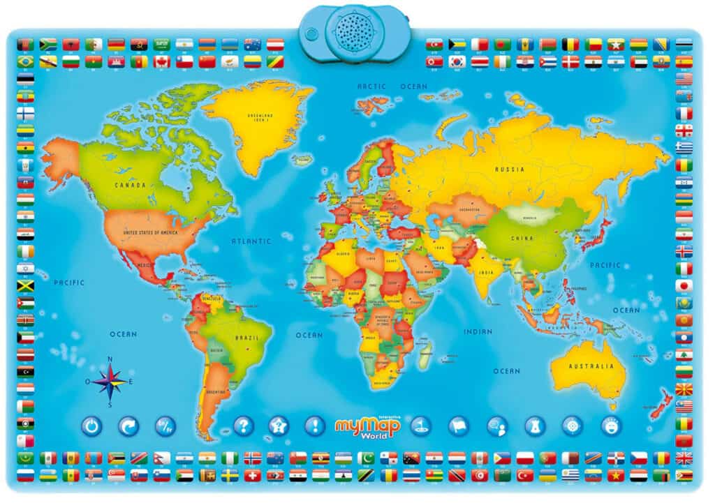 harta interactiva a lumii cadou de craciun gokid
