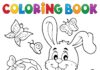 planse de colorat cu iepurasi de paste