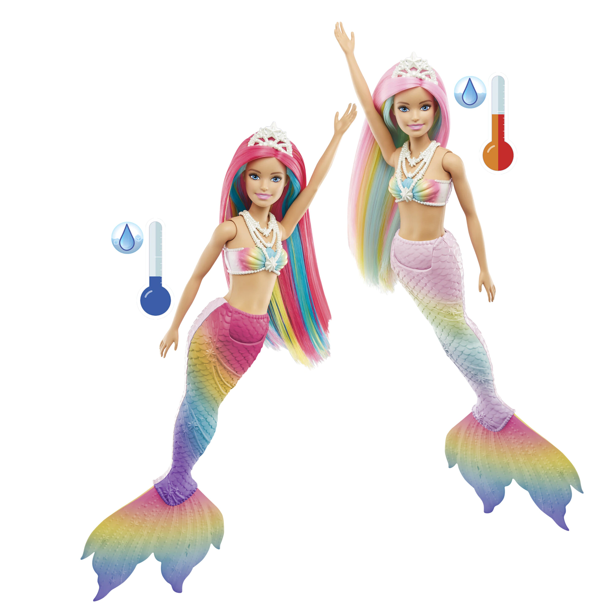 Papusa Barbie Dreamtopia - Sirena Rainbow Magic