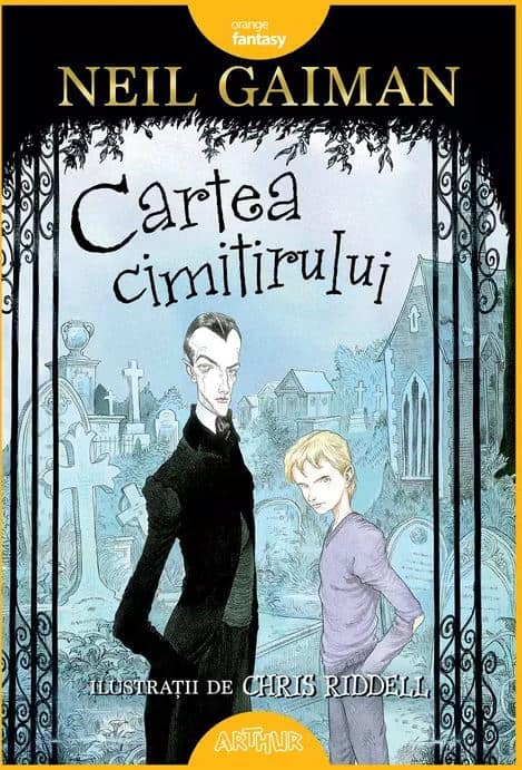 Cartea Cimitirului Neil Gaiman carti pentru copii de 9-10 ani