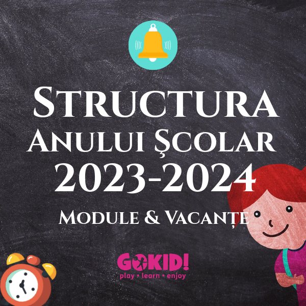Structura Anului Școlar 20232024. Vacanţele Noului An Şcolar GOKID!