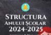an scolar 2024-2025 Structura