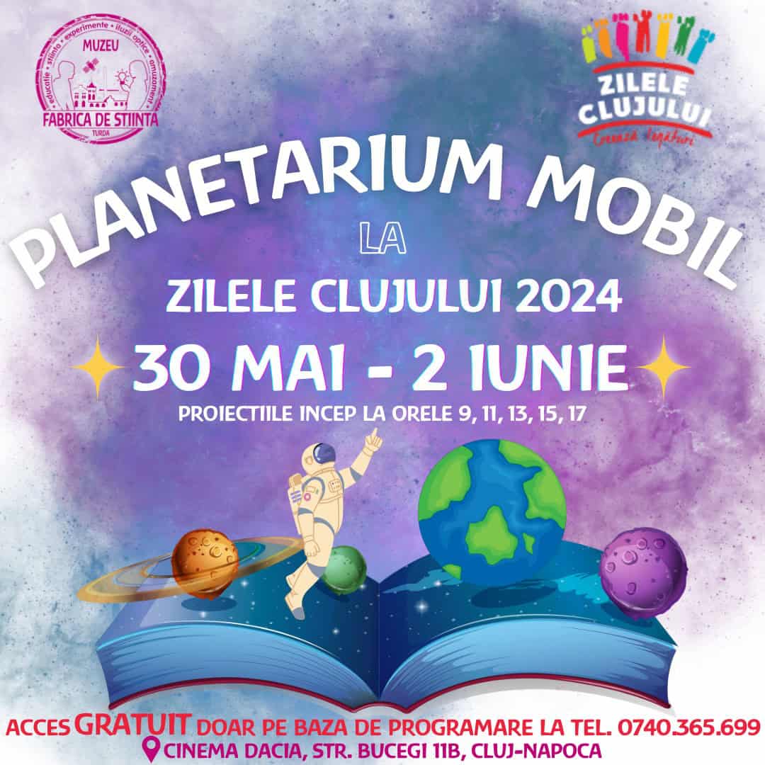Planetarium mobil la Zilele Clujului 2024