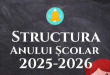 Structura an scolar 2025-2026