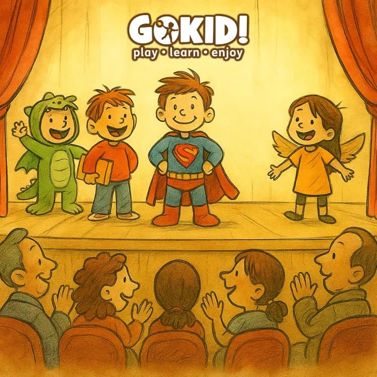 curs de teatru actorie pentru copii scena superman