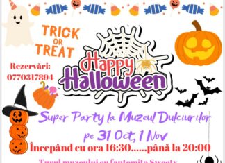 Octombrie? Halloween Partytime la Sweet Adventure București