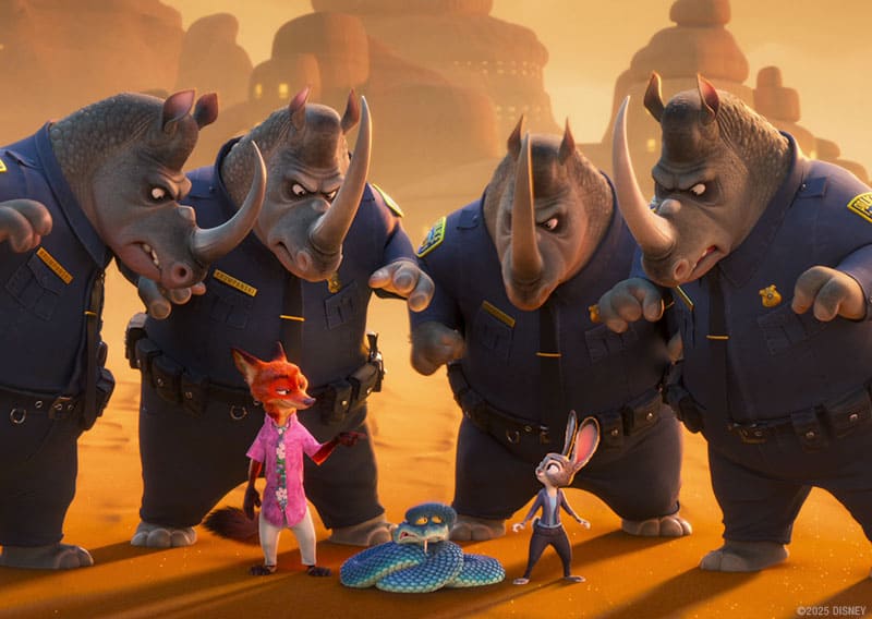 zootopia 2 rinoceri