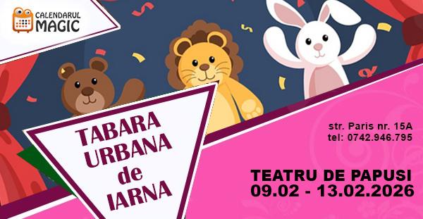 ateliere de vacanta teatru de papusi pentru copii la Cluj-Napoca