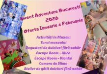 Oferte de neratat pentru copii și părinți la Muzeul Dulciurilor … fără zahăr in Ianuarie și Februarie