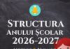 Structura an scolar 2026-2027