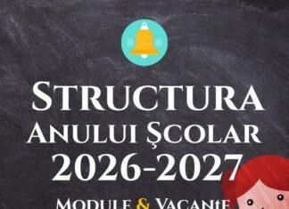 Structura an scolar 2026-2027