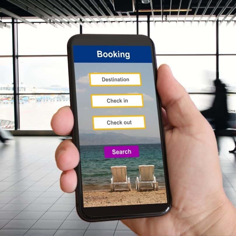 booking airport smartphone eSIM