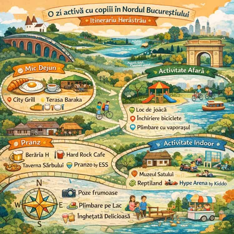 itinerariu activitati copii nordul bucurestiului