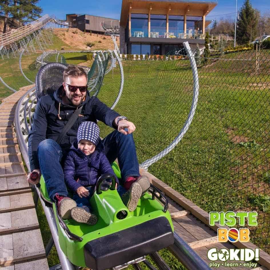 sanie de vara dubla copil piste bob romania