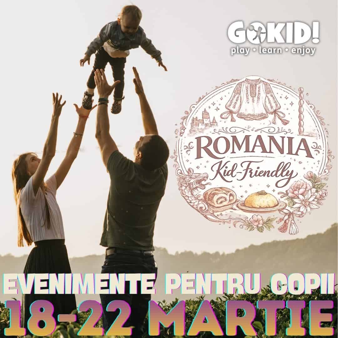 evenimente copii 18-22 martie romania