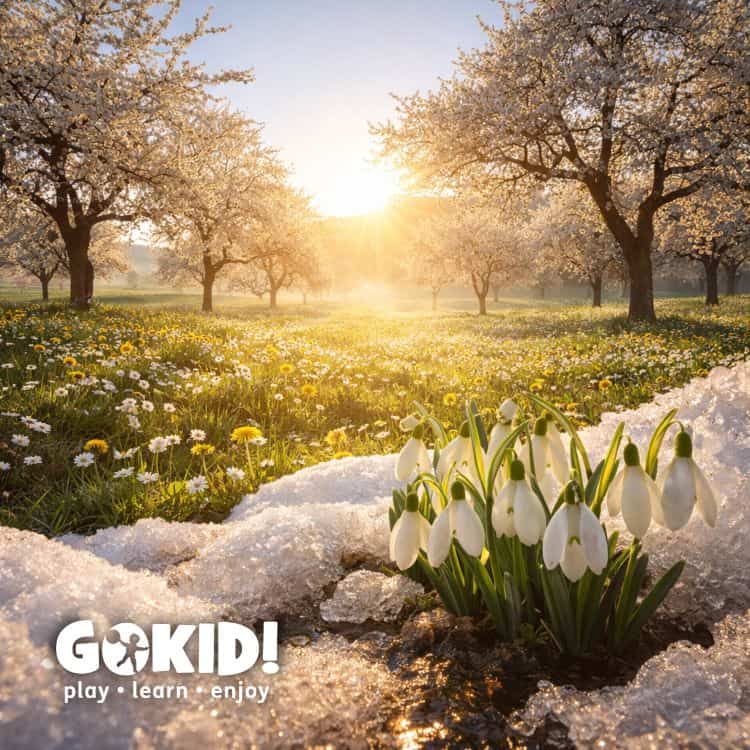 poezii de primavara ghiocei