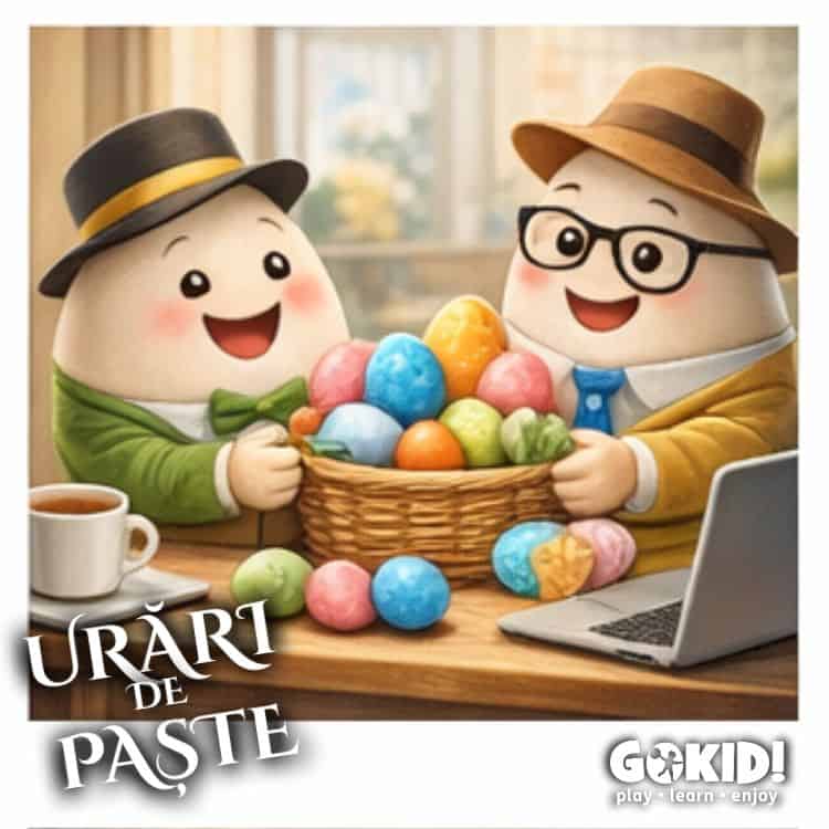 urari de paste pentru colegi