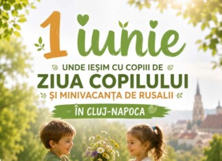 1 Iunie 2026 în Cluj-Napoca: 3 zile de joacă, ieșiri și distracție pentru copii de Rusalii 1 iunie ziua copilului 2026 cluj-napoca