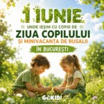 1 Iunie 2026 la București – Unde ieșim cu copiii de Ziua Copilului și Minivacanța de Rusalii 1 iunie ziua copilului 2026 gokid