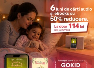 Dincolo de ecrane. De ce audiobookurile devin noul aliat al părinților pentru un somn liniștit (și o metodă salvatoare la 3 dimineața) audiotribe-banner-6luni-50-GOKID-2-1200x1200