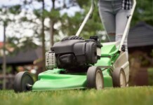 female-legs-woman-using-lawn-mower