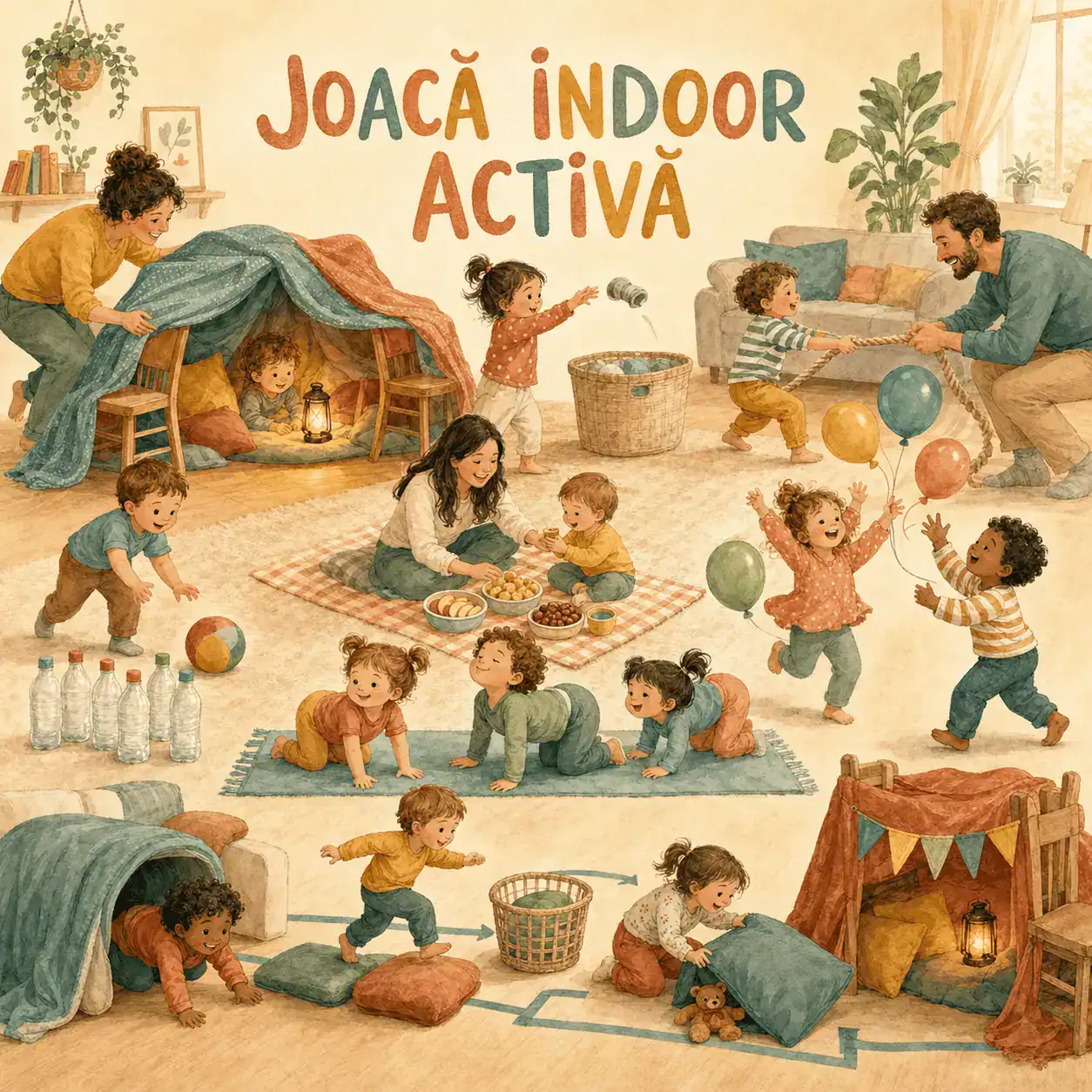 activitati copii 2 ani joaca indoor activa