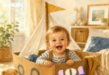 activitati-acasa-copil-1-an-cutie-de-carton-gokid